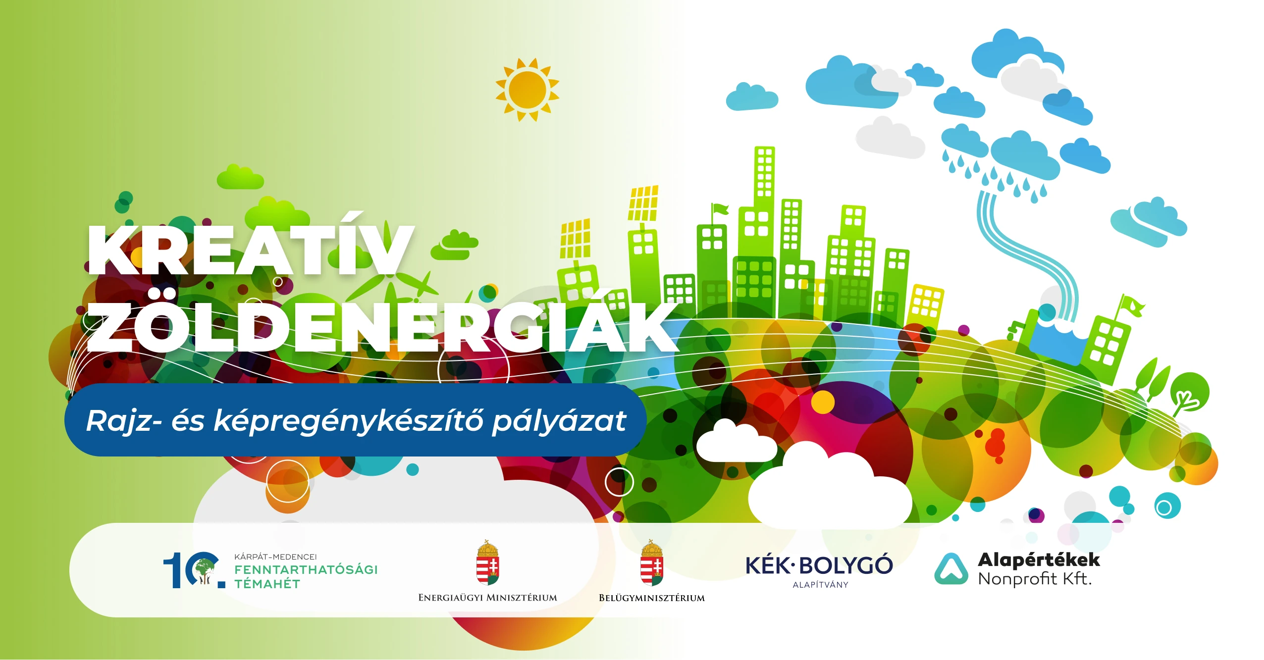 KREATÍV ZÖLDENERGIÁK — RAJZ- ÉS KÉPREGÉNYKÉSZÍTŐ PÁLYÁZAT 2025.